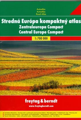 Stredná Európa - 1:700 000 kompaktný atlas