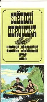 Střední Berounka vodácko-tábornícka mapa 1:45T