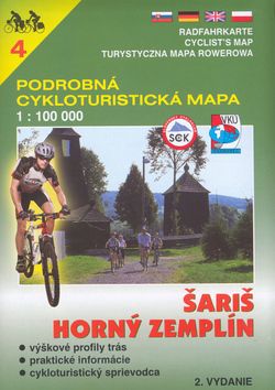 Šariš- Horný Zemplín PCM4 1:100 000