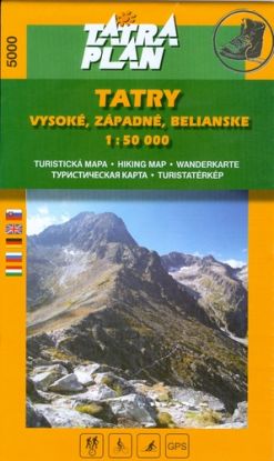 Tatry Vysoké, Západné, Belianske 1 : 50 000