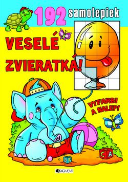 Veselé zvieratká! Vyfarbi a nalep