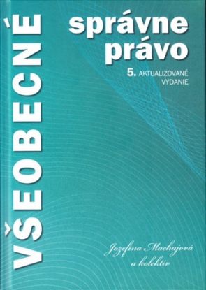 Všeobecné správne právo, 5. aktualizované vydanie