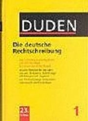 DUDEN 1 Die deutsche Rechtschreibung