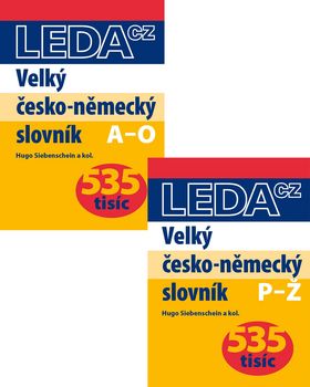 Velký česko-německý slovník (535 tisíc) - sada 2 knih