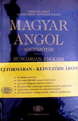 Magyar-angol nagyszótár