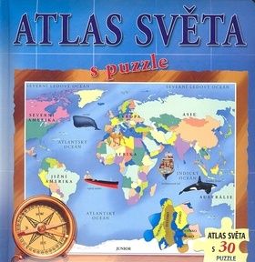 Atlas světa s puzzle - CZ