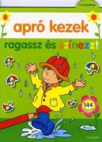 Apró kezek: Ragassz és színezz! (Zöld) 4-5 éveseknek