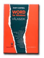 Word for Windows válaszok