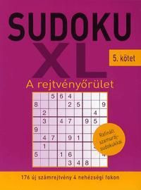 Sudoku XL - A rejtvényőrület 5. kötet 176 új számr