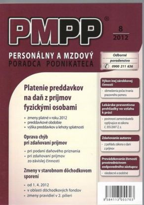 Personálny a mzdový poradca podnikateľa 8 2012