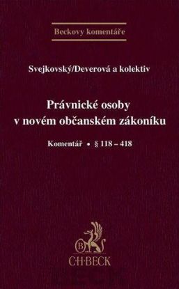 Právnické osoby v novém občanském zákoníku. Komentář