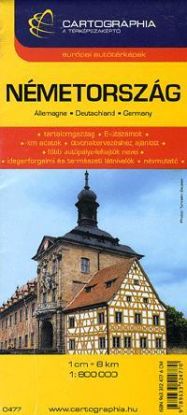 Németország / Germany 1 : 800 000 - Autótérkép (külföld)