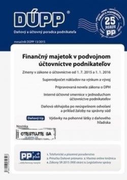 DUPP 13 2015 Finančný majetok v podvojnom účtovníctve podnikateľov