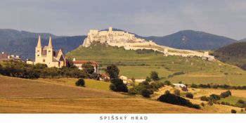 Pohľadnica panoráma Spišský hrad