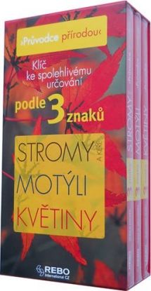 Průvodce přírodou - Stromy, Motýli, Květiny - BOX