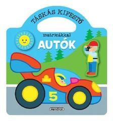 Táskás kifestő matricákkal - Autók