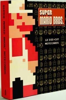 Super Mario Bros 12 Die Cut Notecards