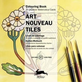 Art Nouveau Tiles Coloring book