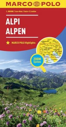 Alpy - Alpen 1:800 000