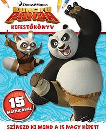 Kung Fu Panda - kifestőkönyv matricákkal