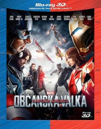 Captain America: Občanská válka 2BD (3D+2D)