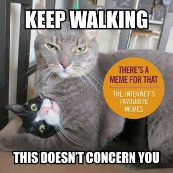 Keep Walking, This Doesn\'t Concern You