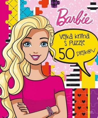 Barbie Veľká kniha s puzzle