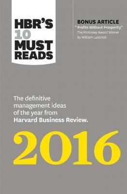 Hbr\'s 10 Must Reads 2016