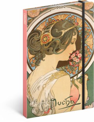 Notes Alfons Mucha – Petrklíč, linajkový