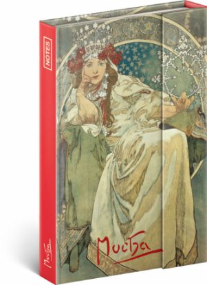 Notes Alfons Mucha – Princezná, linajkov