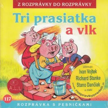 Rozprávka - Tri prasiatka a vlk CD (kartón)