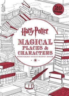 Harry Potter Magical Places & Characters Postcard Colouring Book - 20 Postcards to Colour