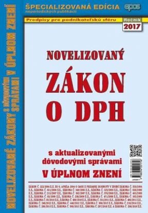 Novelizovaný Zákon o DPH 6/2017