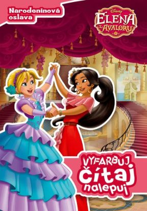 Elena z Avaloru - Vyfarbuj, čítaj, nalepuj