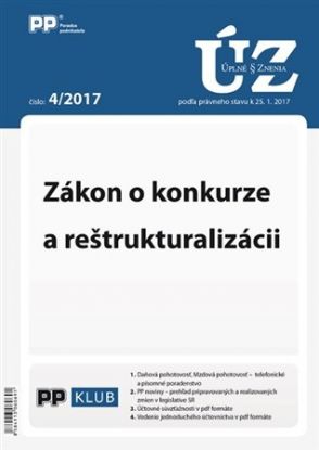 UZZ 4/2017 Zákon o konkurze a reštrukturalizácii