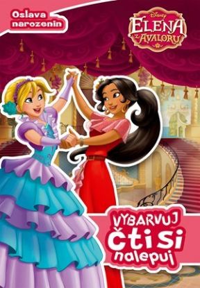 Elena z Avaloru - Vybarvuj, čti si, nalepuj