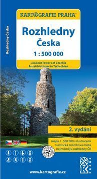 Rozhledny Česka 1:500 000 2. vydání