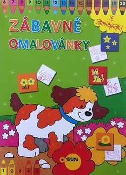 Zábavné omalovánky Zelené