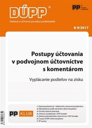 DUPP 8-9 2017 Postupy účtovania