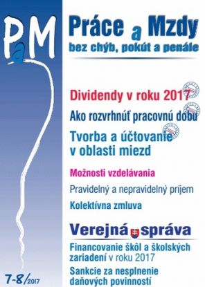 Práce a Mzdy 7-8 2017