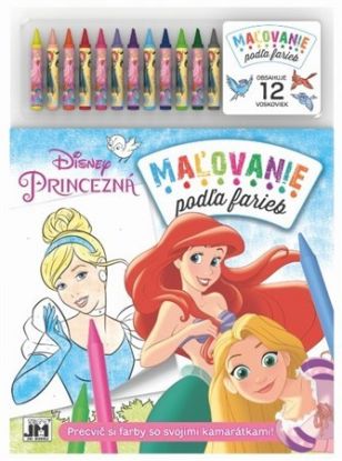 Maľovanie podľa farieb - Princezná