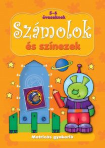 Számolok és színezek 5-6 éveseknek - Matricás gyakorló