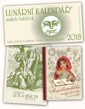 Komplet 3ks Lunární kalendář 2018 + Magické praktiky+ Jedenáctý rok s Měsícem