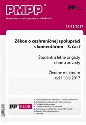 PMPP 12-13 2017 Zákon o cezhraničnej spolupráci s komentárom 3. časť