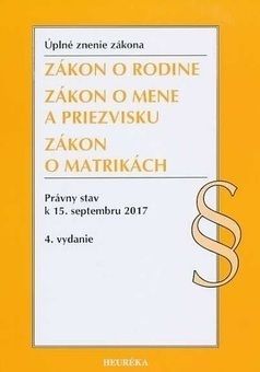 Zákon o rodine. Úzz, 4. vydanie., 2017