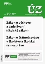 UZZ 15 2017 Zákon o výchove a vzdelávaní (školský zákon)