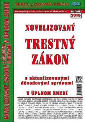 Novelizovaný trestný zákon 1/2018