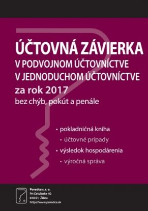 Účtovná závierka v PÚ a JÚ za rok 2017