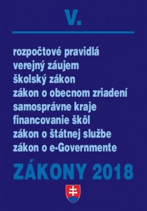 Zákony 2018 V