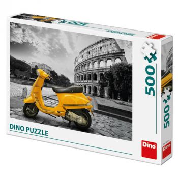 Puzzle Skúter pri Koloseu 500 Dino